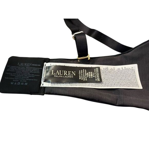 Lauren Ralph Lauren Black 38D Luxe Smoothing Convertible Bra Removable NWT - Picture 6 of 6